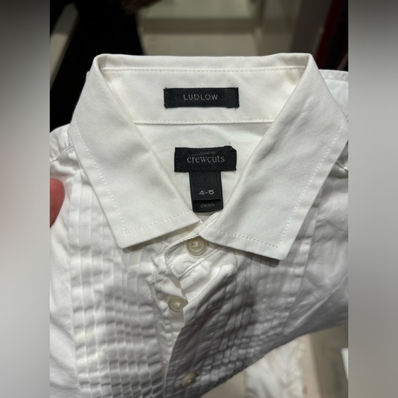 J crew ludlow tuxedo shirt white 4-5 - Picture 2 of 4